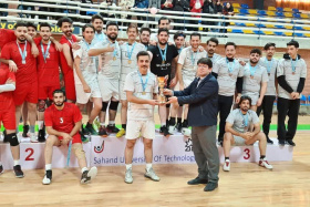 کسب مقام اول تیم والیبال دانشکده مهندسی پزشکی