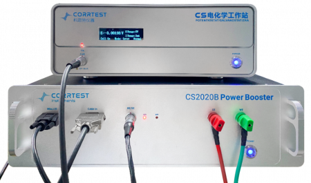 Potentiostat-galvanostat with Booster