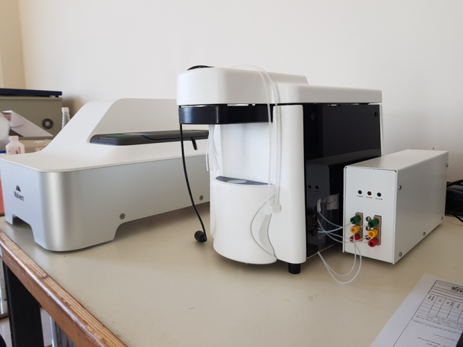 امکان بهره مندی از تیتراتور دستگاه آنالیز اندازه ذرات Zetasizer Lab Blue، ساخت شرکت Malvern