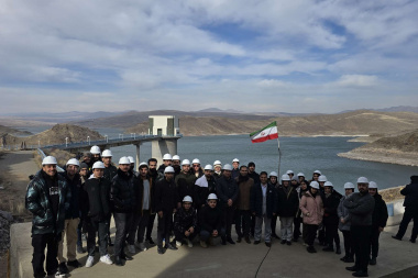 بازدید علمی دانشجویان دروس بناهای آبی و هیدرولیک و آزمایشگاه از سد ستارخان شهرستان اهر