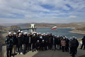 بازدید علمی دانشجویان دروس بناهای آبی و هیدرولیک و آزمایشگاه از سد ستارخان شهرستان اهر