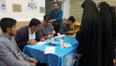 حضور دانشجویان دانشگاه صنعتی سهند پای صندوق های رای