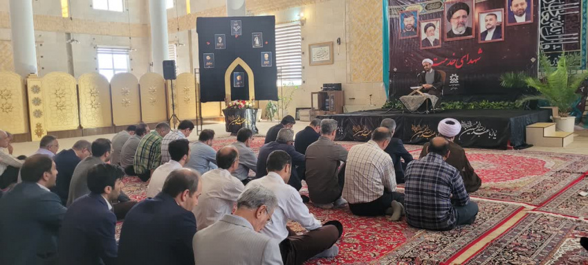برگزاری مراسم چهلم شهید جمهور و شهدای خدمت در دانشگاه صنعتی سهند