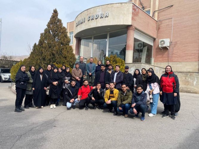 بازدید دانشجویان از شرکت وفا دوست تبریز