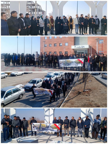 همایش پیاده روی دانشگاهیان دانشگاه صنعتی سهند بمناسبت ۲۹ بهمن قیام مردم تبریز