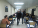 بازدید رییس دانشگاه از روند برگزاری امتحانات نمیسال تحصیلی