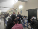 بازدید رییس دانشگاه از روند برگزاری امتحانات نمیسال تحصیلی