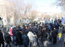 حضور پرشور دانشگاهیان دانشگاه‌های صنعتی سهند و هنر اسلامی تبریز در راه‌پیمایی ۲۲ بهمن - گزارش تصویری