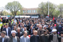 حضور گسترده دانشگاهیان دانشگاه های صنعتی سهند و هنر اسلامی تبریز در راهپیمایی روز  جهانی قدس