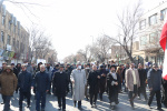 حضور پرشور دانشگاهیان دانشگاه‌های صنعتی تبریز و هنر اسلامی تبریز در راه‌پیمایی یوم الله ۲۲ بهمن