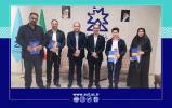 تجلیل از کارکنان روابط عمومی دانشگاه صنعتی تبریز توسط ریاست و مسئول دفتر نهاد رهبری در دانشگاه
