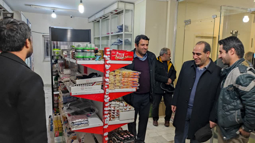 بازدید ریاست دانشگاه به مناسبت عید مبعث پیامبر اعظم (ص) از خوابگاه دانشجویی پسران