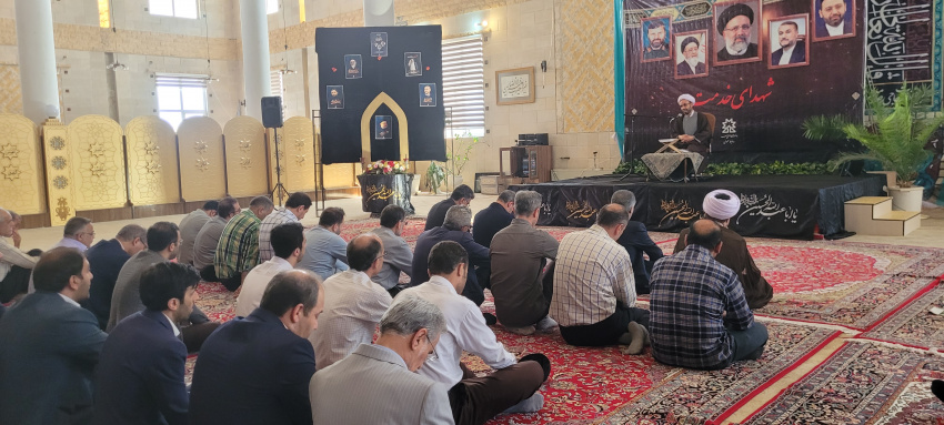 برگزاری مراسم چهلم شهدای خدمت در دانشگاه صنعتی سهند