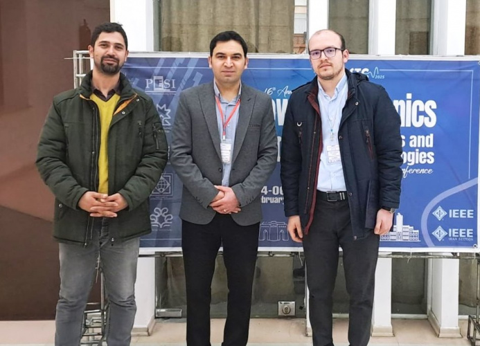 انتخاب مقاله دانشجوی دانشگاه صنعتی تبریز به‌عنوان مقاله برتر در کنفرانس بین‌المللی PEDSTC۲۰۲۵