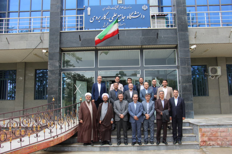 دیدار رئیس و اعضای هیات رئیسه دانشگاه صنعتی تبریز با رئیس جدید دانشگاه علمی و کاربردی استان آذربایجانشرقی