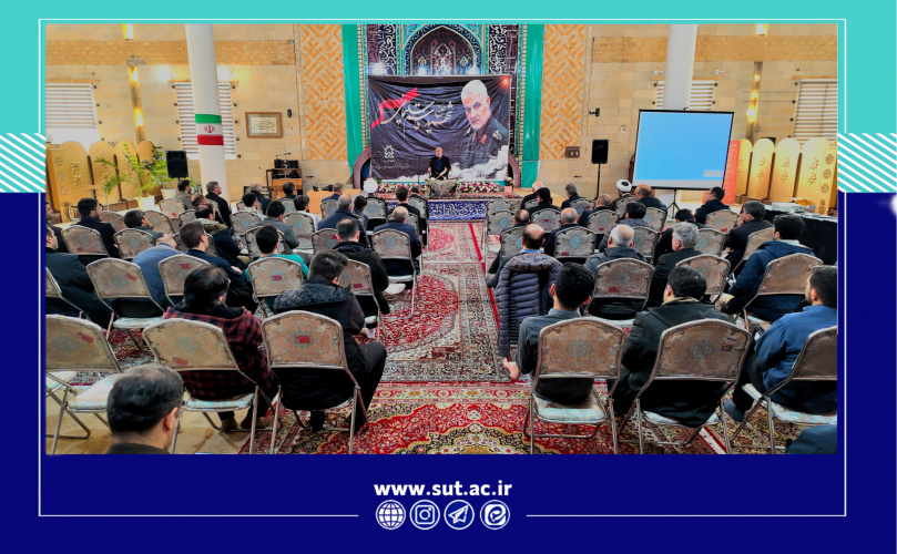 یاد سردار سلیمانی در دانشگاه صنعتی تبریز با روایت سردار حمید شفیعی و سخنان رئیس دانشگاه